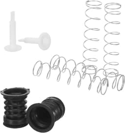 Wasmachine Afvoer Reparatie - Afvoerstop Kit - Lekkage Voorkomen - Veer en Rubber - 2 Sets - Diverse kleuren — thumbnail 1