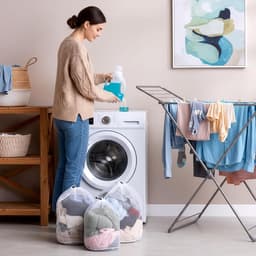 Waszakken set van 3, wasnetten voor wasmachine, beschermt kleding tegen vervorming, vouwen en slijtage, 30 x 40, 40 x 50, 50 x 60 cm — thumbnail 2