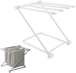 Dailygoods- Droogrek Opvouwbaar - Vaatdoek Houder - Handdoekrek - Kunststof - 3 Armen - Afmetingen 20x16x25,5 cm — thumbnail 1