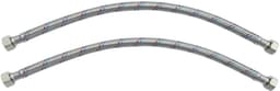 Dailygoods- Aansluitslang Set van 2 - Flexibele Waterslang 400 mm - 3/8" Vrouwelijk - Sanitaire Verbinding - Gevlochten Staallaag - Maximale Druk 1MPa — thumbnail 1