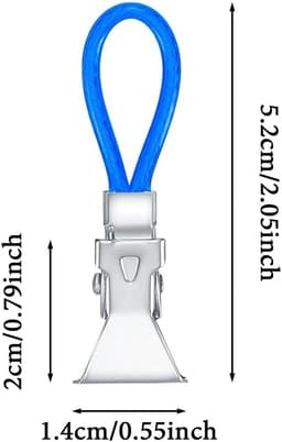 Dailygoods- Handdoekclips 25 Stuks - Handdoekhouder - Handdoekklemmen - Ophanghaakjes - Roestvrij Staal - Duurzaam Design - Handdoekhangers — thumbnail 2