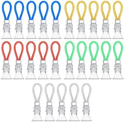 Dailygoods- Handdoekclips 25 Stuks - Handdoekhouder - Handdoekklemmen - Ophanghaakjes - Roestvrij Staal - Duurzaam Design - Handdoekhangers — thumbnail 1