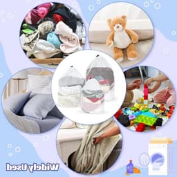 Set van 6 Wasnetten, 50 x 60 cm, 40 x 50 cm, 30 x 40 cm, Herbruikbare Waszakken voor Wasmachine, Ideaal voor Thuis, Reizen en Hotels — thumbnail 3