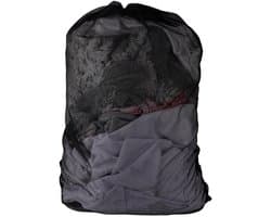 Dailygoody - Grote Net Waszak 60x90cm - Waszak met Trekkoord - Zwart - Machinewasbaar - Geschikt voor Kleding - Ideaal voor Thuis en Reizen