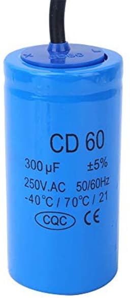 Dailygoody - Run-condensator CD60 - Schakelcondensator 300uf - Geschikt voor huishoudelijke apparaten - 250V - Explosieveilige Accessoires - 40°C/70°C — thumbnail 3