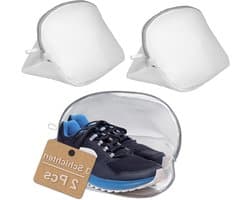 Herbruikbare Waszak voor Schoenen, 2 Stuks, Ideaal voor de Wasmachine en Reizen, Beschermt en Verzorgt Schoenen