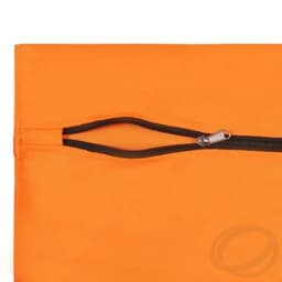 WiseGoods Luxe Huisdieren Waszak 70x80 Met Rits - Grote Polyester Waszak Tegen Dieren Haren - Honden / Katten / Paarden - Oranje — thumbnail 4
