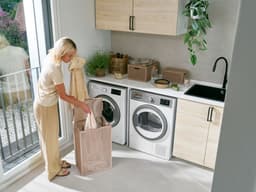 Curver Kaya Wasmand met deksel - 60L - 3 stuks - 38x29x58,5 cm - Warm Taupe — thumbnail 5