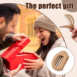6 stuks platte haarclips voor dames, eendensnavel, haarspeld, dun haar, antislip haarklemmen, mat grote haarclip, sterke grip, vrouwenhaarspelden, voor dagelijks gebruik, sport — thumbnail 3