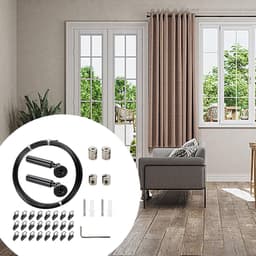 Intrekbare waslijn - Droogmolen huishouden - Kleding drogen - Ruimtebesparend ontwerp - 5 meter lengte - Zilverkleurig — thumbnail 5