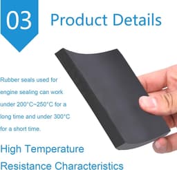 Rubberen Crashpad - Anti-vibratie mat - Werkbank demping - Hoge temperatuur bestendig - 500x300mm - Zwart — thumbnail 5