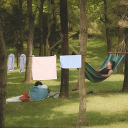 Reiswaslijn 2 Stuks - Draagbare Kledinglijn - Kleding Drogen Onderweg - Met Zuignappen Haken - 150-250 cm - Zwart — thumbnail 3