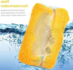 Waszak voor Schoenen, Herbruikbare Schoenwaszak voor de Wasmachine, Beschermt Tegen Vervorming en Geschikt voor Diverse Schoenmaten — thumbnail 5