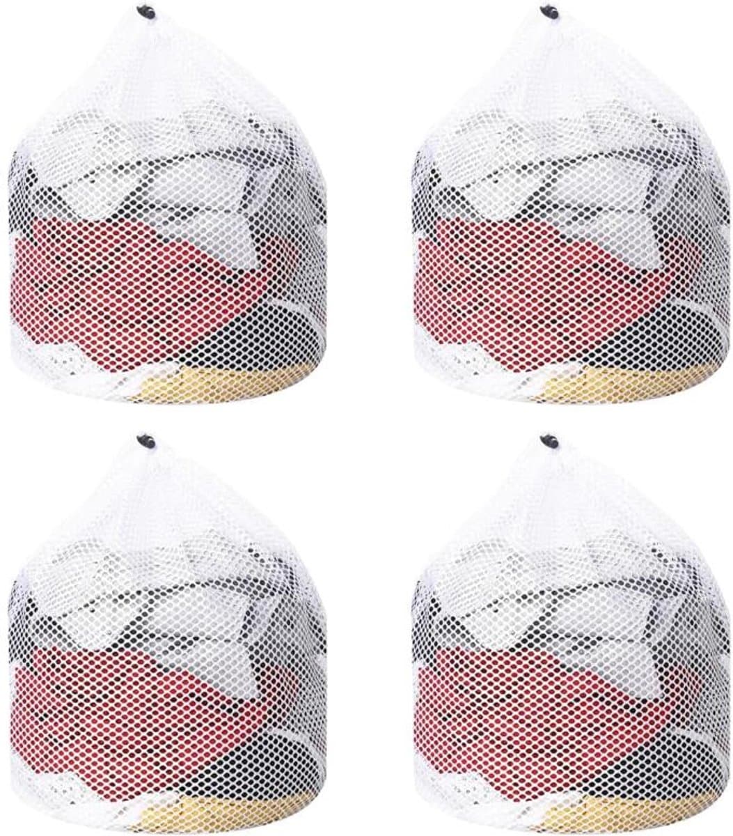 Waszak - Toilettas - Waszakken Voor Wasgoed - Waszak met trekkoord - Zak met trekkoord en grof gaas - Speciaal voor wasmachines - Netzak met trekkoord - Vormvast - 30*40cm — afbeelding 1
