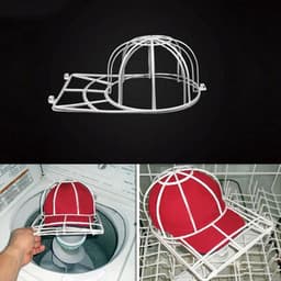 Cap Washer - Hoedhouder - Mondkapjes Wassen - Voor Machine - Universeel - Wit — thumbnail 2