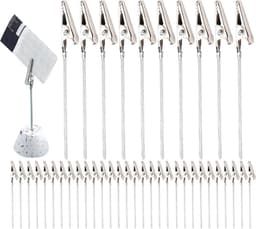 Krokodillenclips - Fotoclips Stokje - DIY Fotodisplays - Stevig Metalen Clips - 40 Stuks - Enkel attribuut — thumbnail 1