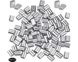 Dailygoods- Draadkabel 50 Stuks - Aluminium Kabeldraad - Zilveren
