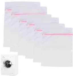 Dailygoods- Waszak 6-delig - Waszakken voor wasgoed - Waszak met ritssluiting - Wasnet groot/medium/klein - Bescherming voor delicate kleding - Duurzaam en robuust — thumbnail 1