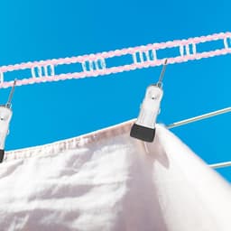 Waslijn - Drooglijn Kledinglijn - Kleding Drogen - Winddicht Antislip - 8 meter - Roze — thumbnail 2