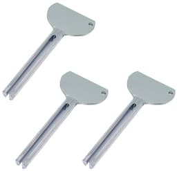 Dailygoods- Buis Squeezer - 3 Stuks - Metalen Tandpasta Dispenser - Duurzaam Ontwerp - Geschikt voor Crèmes - Vermindert Afval - 84x37mm - Tandpasta Knijper — thumbnail 1