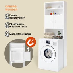 Wasmachine Kast - Ombouw - Verhoger - Meubel — thumbnail 4