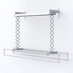 Foxydry 122 cm PRO elektrische droogrek voor wandmontage met verwarming - 122 X 53 X 25 cm — thumbnail 1