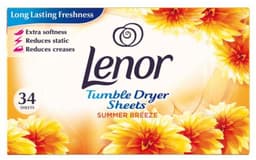 Lenor - Droogtrommeldoekjes - Zomerbries - Summer Breeze - 12 x 34 doekjes - Voordeelverpakking — thumbnail 4