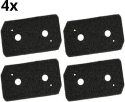 Bramokava – Droger Filter – 4 Stuks – Geschikt voor Bosch Siemens - Condensor Wasdroger Droogkast Schuimfilter – Alternatief voor 12007650 – 225x125x20 mm — thumbnail 1