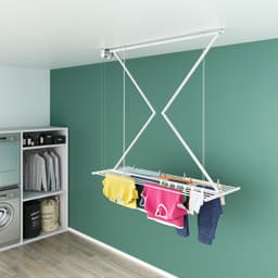 Foxydry Mini 152 cm plafond droogrek - wit - handbediend — thumbnail 5