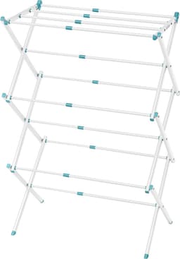 Droogrek Uittrekbaar en Compact - 7,5 Meter Droogruimte in Turquoise — thumbnail 3