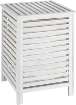 Wasmand met uitneembare katoenen waszak - 65 liter - Shabby chic design — thumbnail 1