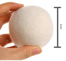 Duurzame wollen droger ballen - Drogerballen - Dryer balls - Wasdroger ballen - Ballen voor snellere droogtijd - Drogerbollen - 6 stuks — thumbnail 3