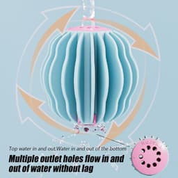 Wasballen voor wasmachine - Ecologische wasbal - duurzaam - Wasballen - Pluizenfilter - Anti-klit - Wasmachine schrobben ballen - wasballen - blauw - wasmachine reiniger - wasmachine - wasmiddel niet nodig - draagbare wasbenodigdheden — thumbnail 5