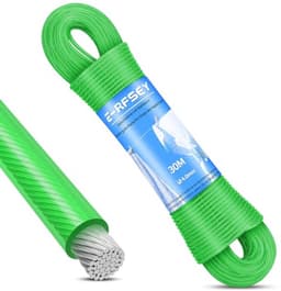 30 m Buiten Waslijn met Stalen Kern - Sterke en Duurzame Waslijn voor Tuin — thumbnail 1