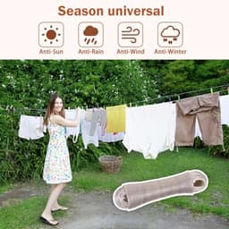 30 meter waslijn voor binnen en buiten drogen van kleding — thumbnail 2