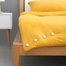 Dekbedklemmen Set 12 Stuks – Witte Paddenstoel Dekbedclips / Dekbedknopen – Anti Slip Ronde Dekbedhouders - Dekbedclips Voor Veilig Bevestigen — thumbnail 5