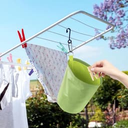Grote Pennenzak met Sluiting en Hangende Clip voor Wasknijpers – Organisator voor Binnen en Buiten — thumbnail 2