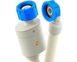 Fixem Aanvoerslang Toevoerslang 3.5 Meter met Aquastop Aanvoerslang Geschikt voor Alle Merken met 3/4 Wartelaansluiting Wasmachine en Vaatwasser Koud Water tot 25 Graden