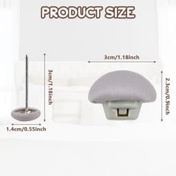20 stuks Dekbedpinnen - Bed Sheet Holders - Quilt Clips - Dekbedovertrek Clips - Attachment Comforter - Quilt Fixing Clips - Om rommelige lakens te organiseren - Wit — thumbnail 2