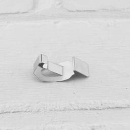 12 Stuks Foto Frame Clips Hangers voor Kunstwerken - Metalen Lente Bevestigingsclips - 26x12mm - Zilver — thumbnail 3