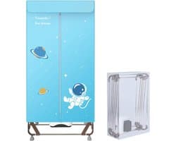 Quvo® Elektrisch Droogrek - Droogrek - Droogrek Elektrisch - 170cm Hoog - 1500W- Blauw- 80 cmx 47cm x 170 cm