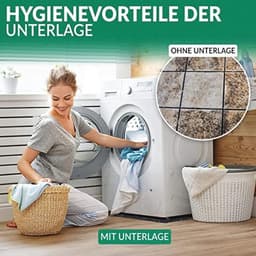 Anti-vibratiemat 60x60 cm - Geluidsisolatie en Antislip Rubbermat voor Wasmachines en Meubels — thumbnail 4