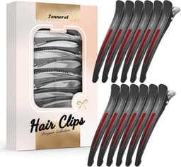 Set van 12 Professionele Haarspeldjes voor Kappers en Thuisgebruik met Antislip Siliconen Band — thumbnail 1