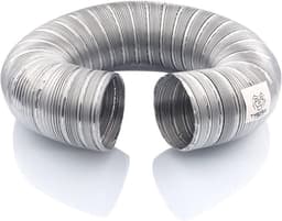 Flexibele Aluminium Afvoerslang 70mm - Uitschuifbaar 1,2m voor Afzuigkap, Fornuis en Ventilatie — thumbnail 1
