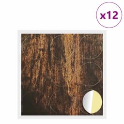 vidaXL - Zelfklevende - schroefcover - 12 - pcs - Oudhout - Ø - 20 - x - 0,5 - mm — thumbnail 2