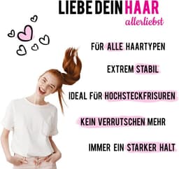 24x Grote Zwarte Haarspeldjes voor Dik Haar | Sterke Klemmen met Opbergdoos — thumbnail 3