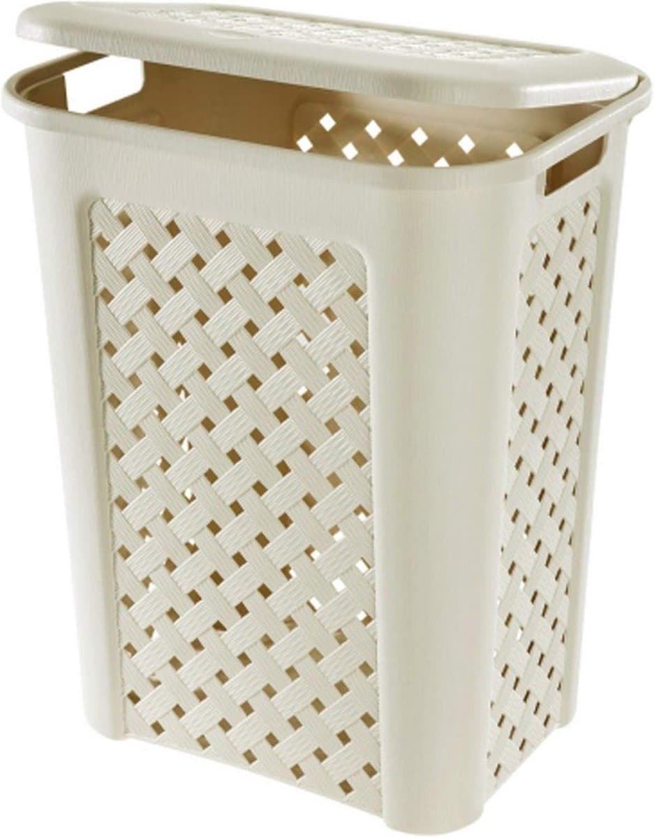 Opengewerkt Wasmand 30 Liter - Beige Kunststof — afbeelding 1
