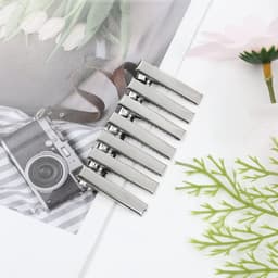 Set van 100 kleine zilveren eendenbek haarspeldjes en clips voor vrouwen en meisjes — thumbnail 2