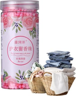 Geurversterkende waskralen - Wasparfum geurparels - Langdurige frisheid - Verrijkt elke wasbeurt - 200 gram fles - Lavendel aroma — thumbnail 1