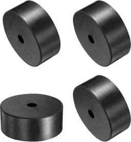 Rubberen Afstandhouders - Trillingsdempers Ringen - Apparaten Stabiliseren - Hoge Belastbaarheid - 100mm Buitendiameter - Zwart — thumbnail 1